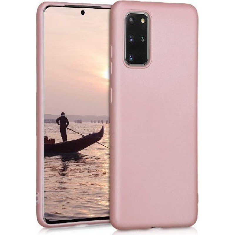 Oem Θήκη Σιλικόνης Soft 2.0 mm Για Huawei P Smart 2021  Χρυσή - Ροζ