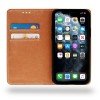 Θήκη Βιβλίο Genuine  Leather Case Για Apple iPhone 13 Mini 5.4"  Καφέ