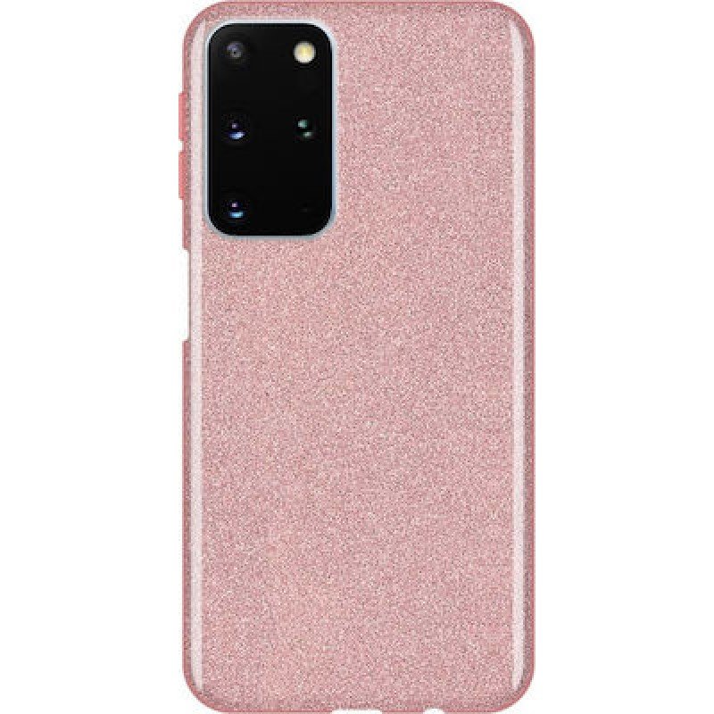 Oem Glitter Case Shining Cover Χρυσόσκονη ΓΙΑ Huawei P40 Pro Ροζ