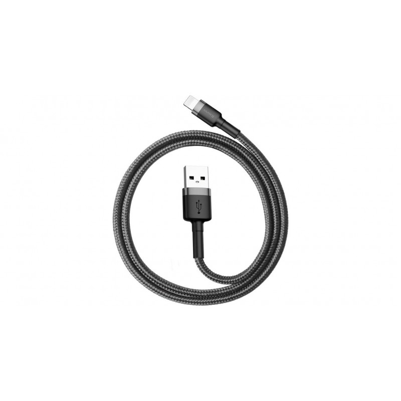 Oem mini Καλώδιο Φόρτισης 30cm Για Apple Iphone Lightning Μαύρο