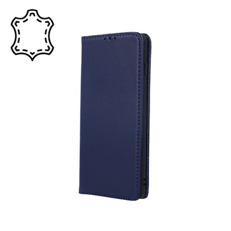 Θήκη Βιβλίο Genuine Leather case Smart Pro Για Xiaomi Redmi Note 9 Pro / Redmi Note 9s / Note 9 Pro Max  Μπλε