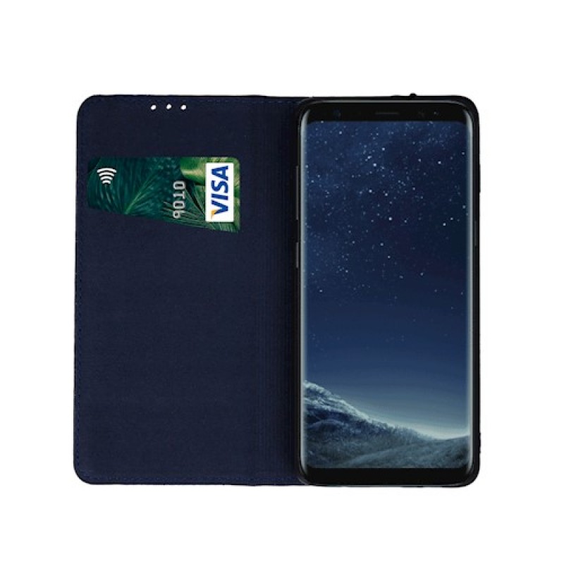 Θήκη Βιβλίο Genuine Leather case Smart Pro Για Xiaomi Redmi Note 9 Pro / Redmi Note 9s / Note 9 Pro Max  Μπλε