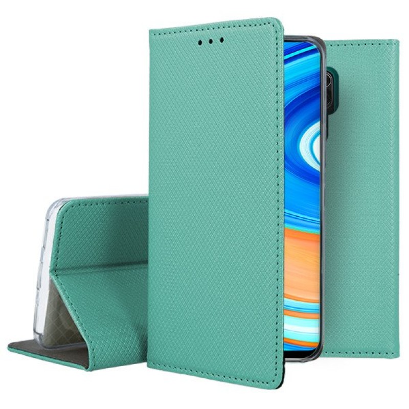 Oem Θήκη Book Smart Magnet Για Huawei P Smart Pro / Honor Y9S Τιρκουάζ