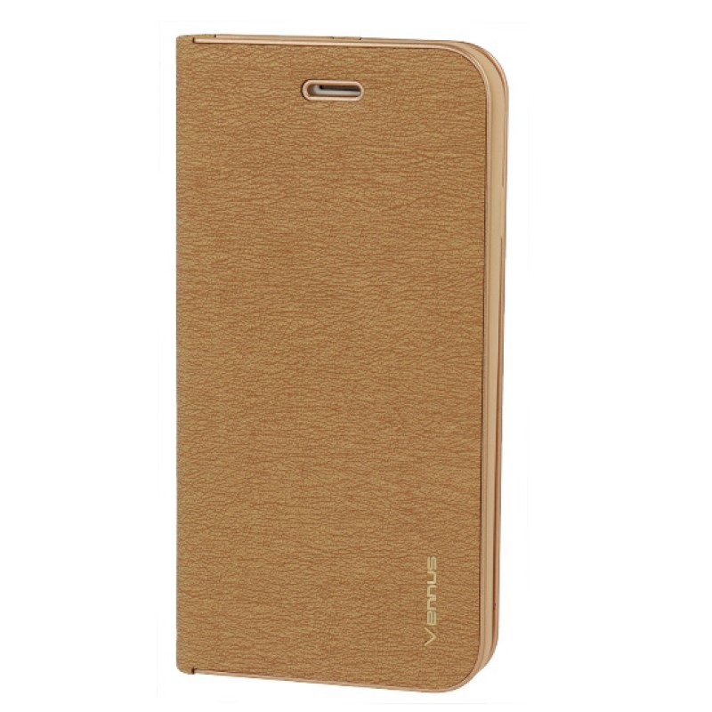 Vennus Θήκη Βιβλίο Smart Magnet Για Xiaomi Redmi Note 9 Pro / Redmi Note 9s / Note 9 Pro Max  Χρυσό