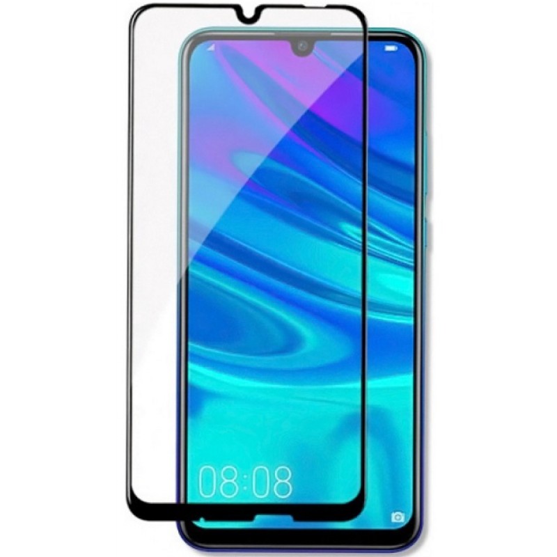 Oem Full Face Tempered glass Box Για  Huawei P Smart S  Μαύρο