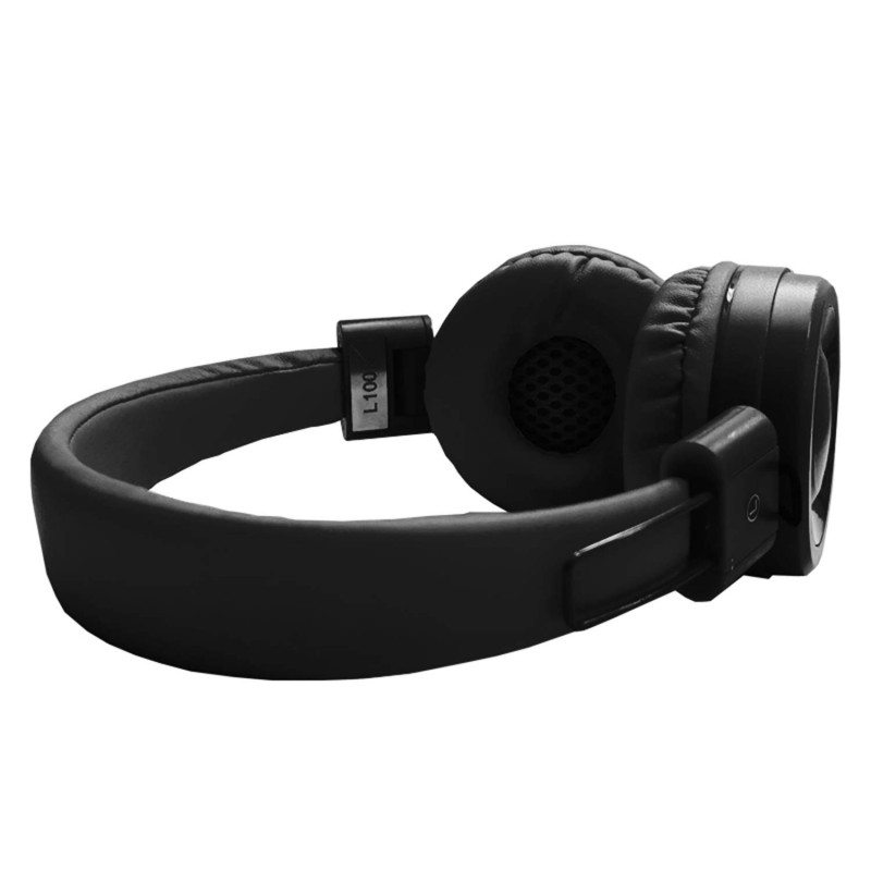 L100X Bluetooth Headset with HD Microphone, Wireless HiFi Super Bass Stereo On-Ear Headphone Μαύρο