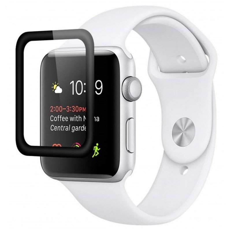 Oem Full Face Tempered Glass Προστατευτικό Οθόνης για το Apple Watch 45mm