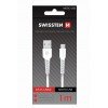 Swissten Micro USB Καλώδιο 1m Άσπρο