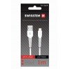 Swissten Lightning  USB Καλώδιο 1m Άσπρο