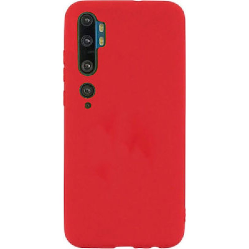 Oem Θήκη Σιλικόνης Matt 1,2 mm Για Xiaomi Mi 10 / Mi 10 PRO  Κόκκινο