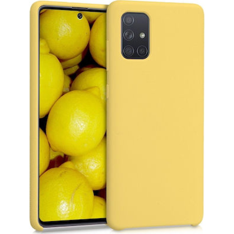 Oem Soft Matt Case Gel Tpu 2.00mm Για Samsung Galaxy Note 20 / Note 20 5G Κίτρινο