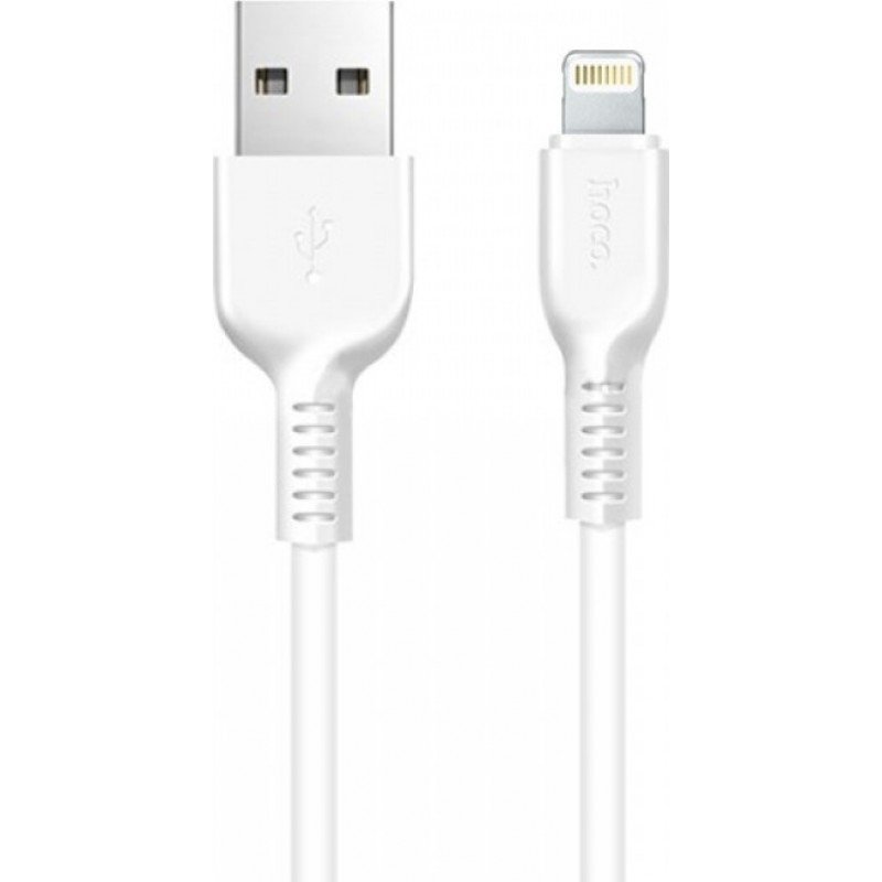 Hoco Regular Lighting USB Data Cable 1m X13 Λευκό 