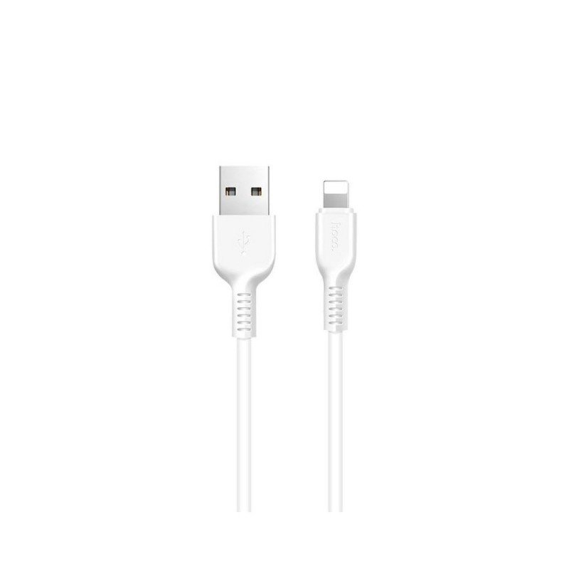 Hoco Regular Lighting USB Data Cable 1m X13 Λευκό 