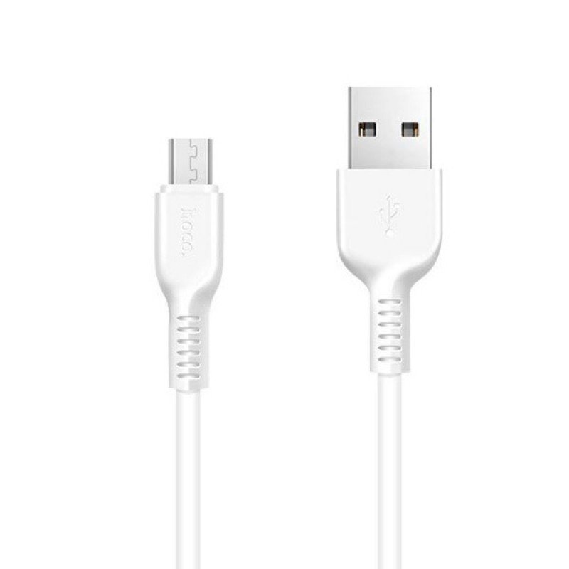 Hoco Regular Micro USB Data Cable 2m X20 Λευκό