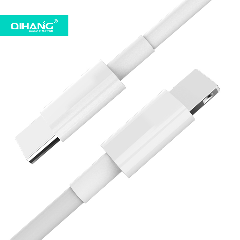 Qihang QH-C41 καλώδιο 1.2M 30 W Fast Charging Type C To Type C Λευκό BOX