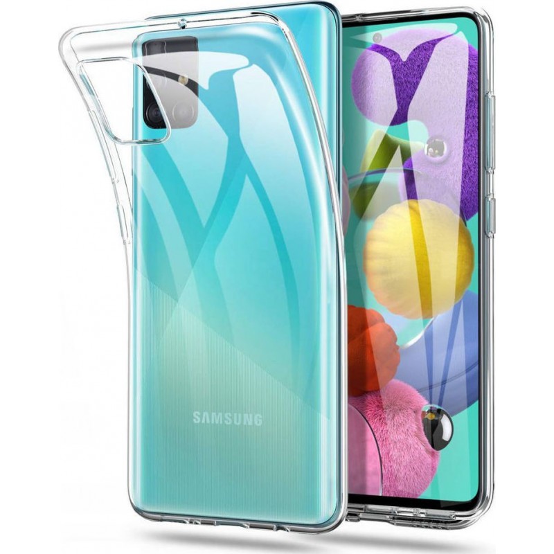 Oem Θήκη Σιλικόνης Για  Samsung Galaxy A91  / A91  Διάφανο