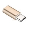 OEM Αντάπτορας μετατροπέας Micro USB to Type-C Χρυσό