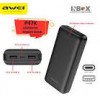 Awei P47K 20000 Fast Charging Dual USB 20000mAh - Μαύρο